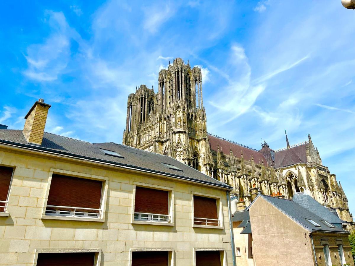 Duomo - Hypercentre Cathedrale Avec Exterieur Reims Exterior foto